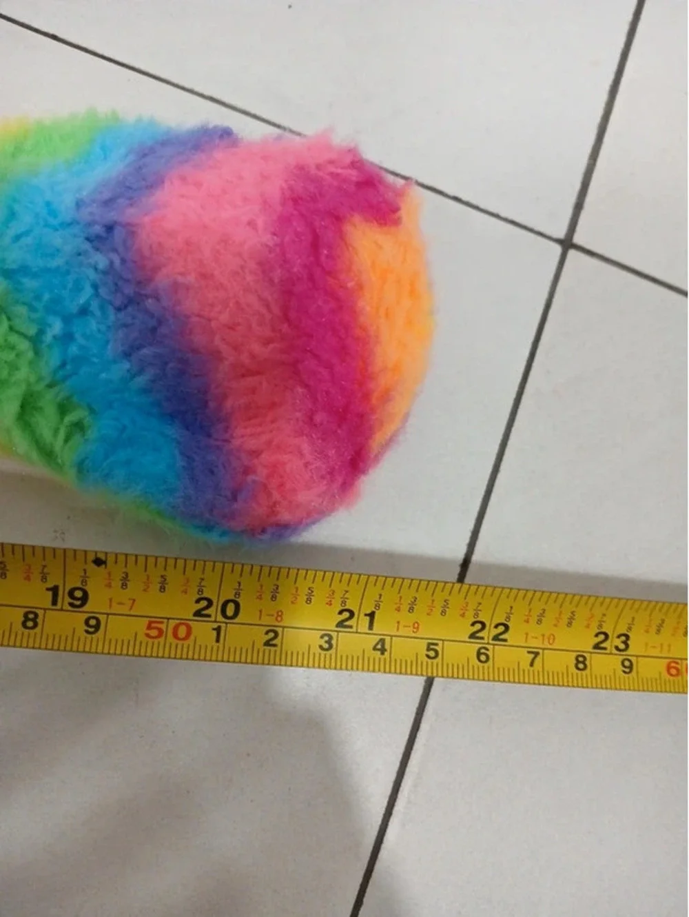 Rainbow unicorn plush hat